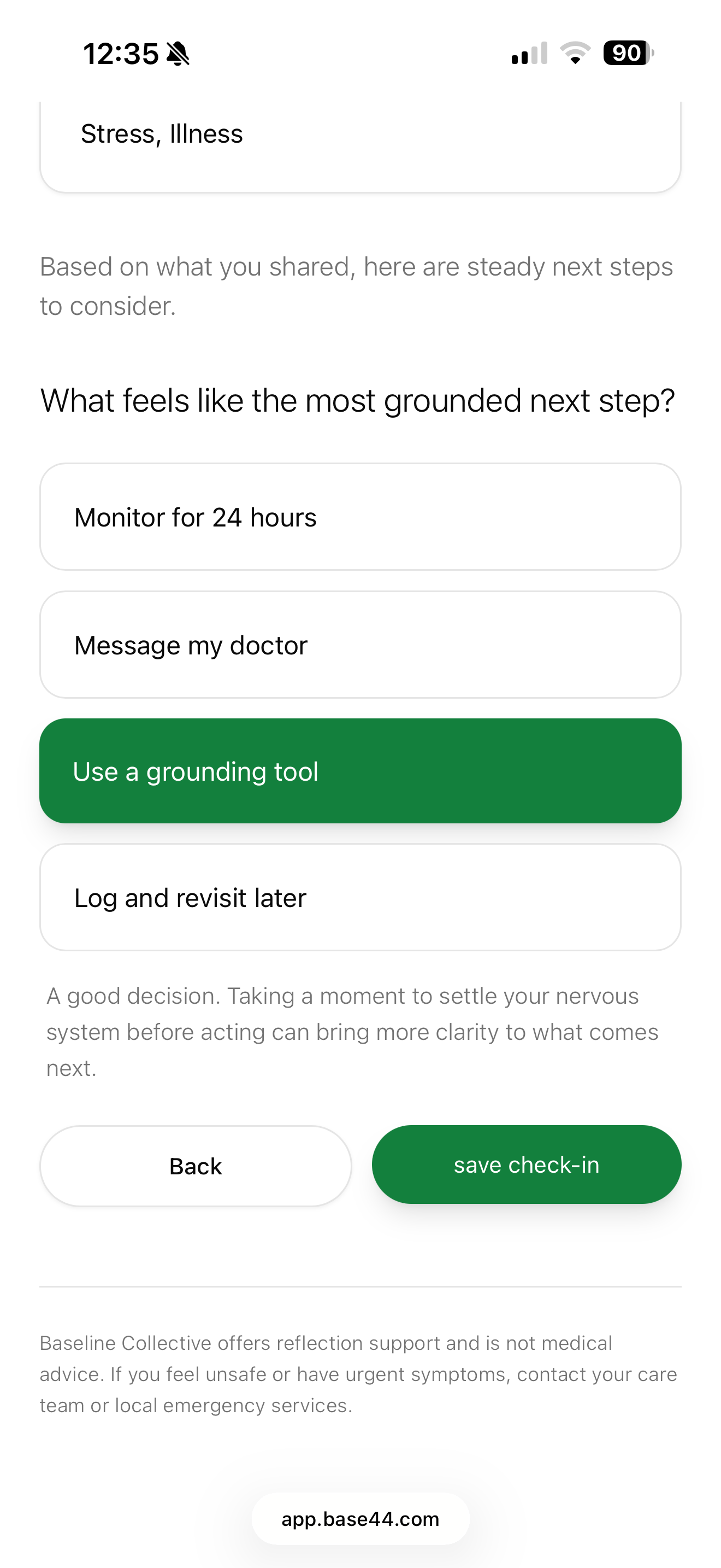 Baseline Collective mobile screenshot 8