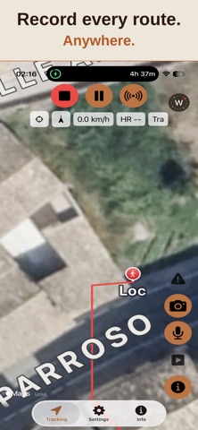 freedomTrack · GPS Routes screenshot