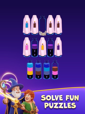 Wizard Sort: Color Match Game iPad screenshot