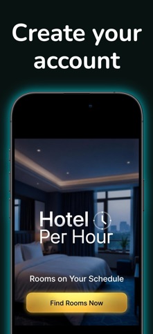 HotelPerHour iPhone screenshot