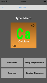 Body Minerals screenshot