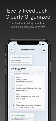 COIN Feedback Screenshot 3 of 7