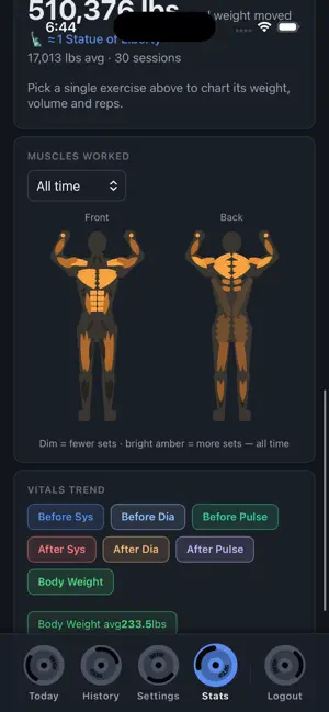 MyWorkoutTracker.fit screenshot 4
