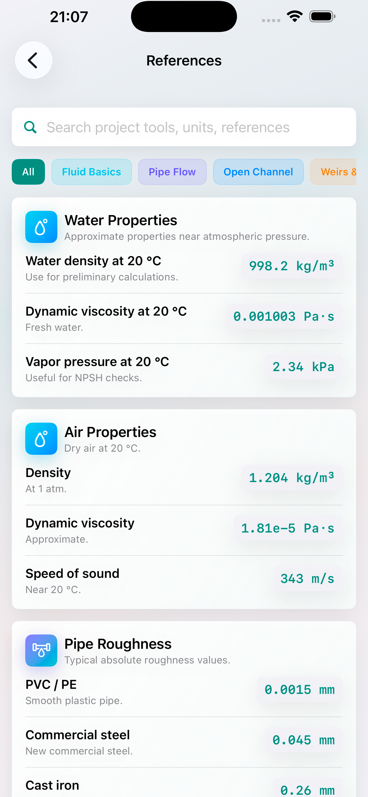 Fluid Mechanics Toolbox screenshot 6