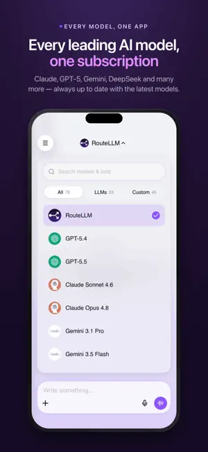 ChatLLM: AI Chat, Bot & Agent screenshot 1