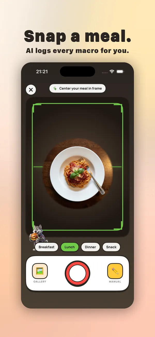 #1. WolfAI: AI Calorie Counter (iOS) By: Vitalab FZ-LLC