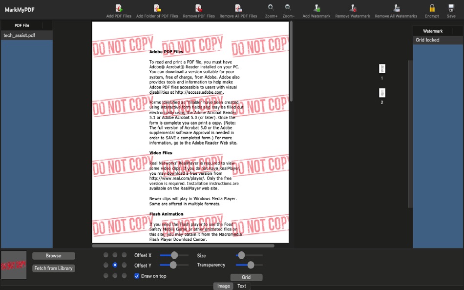 #4. Watermark PDF Batch Pro (macOS) 由: Alessandro Gimenes Ferri
