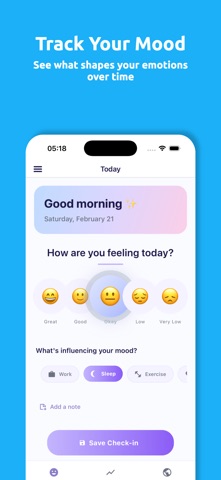 Feelr - Track how you feel screenshot