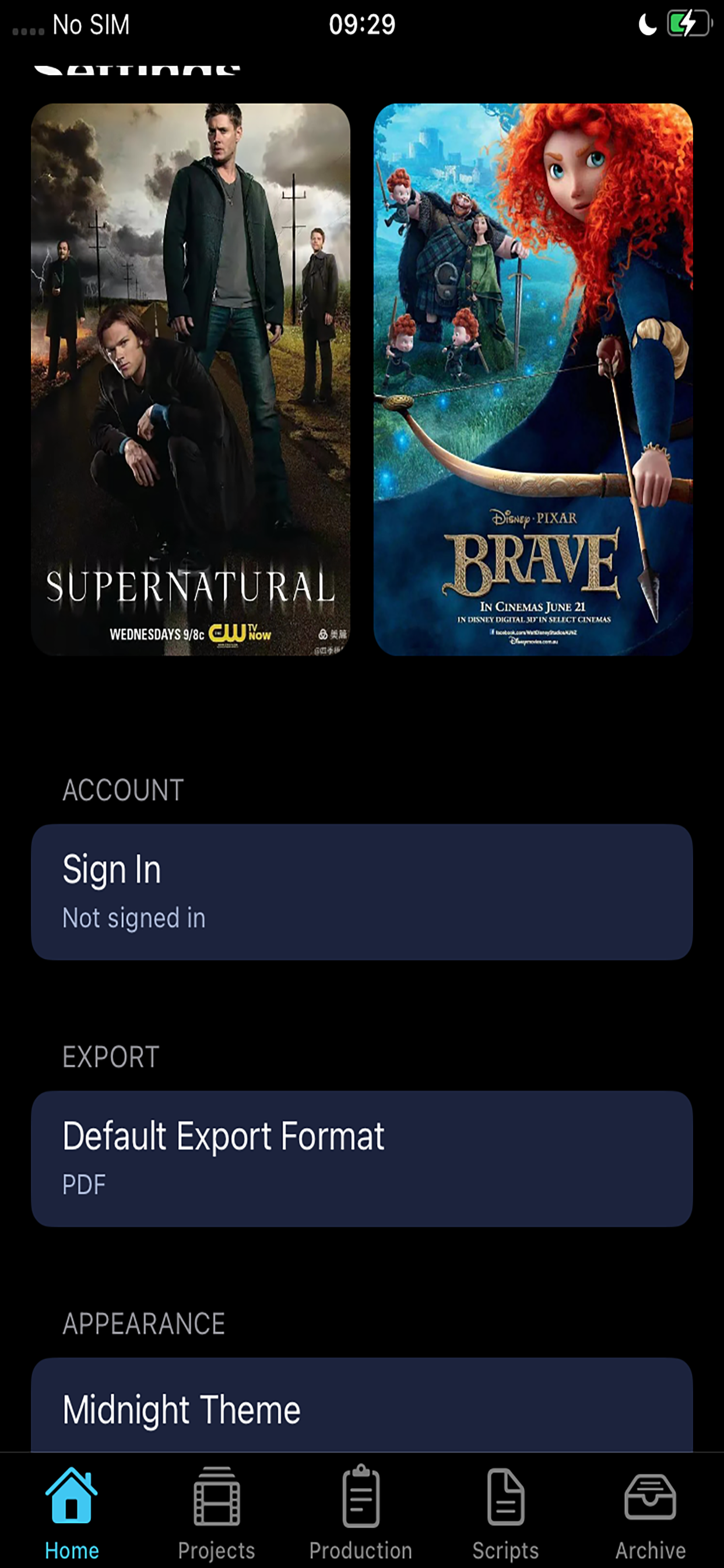 Cinema Draft