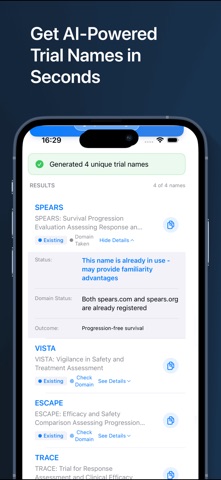 TrialGen: Trial Name Generator screenshot