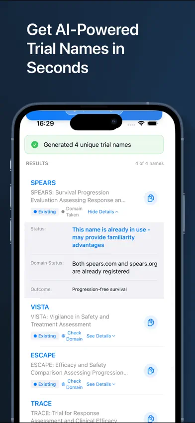 TrialGen: Trial Name Generator screenshot 4