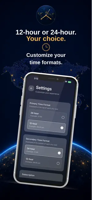 AlphaTime: World Clock screenshot 3