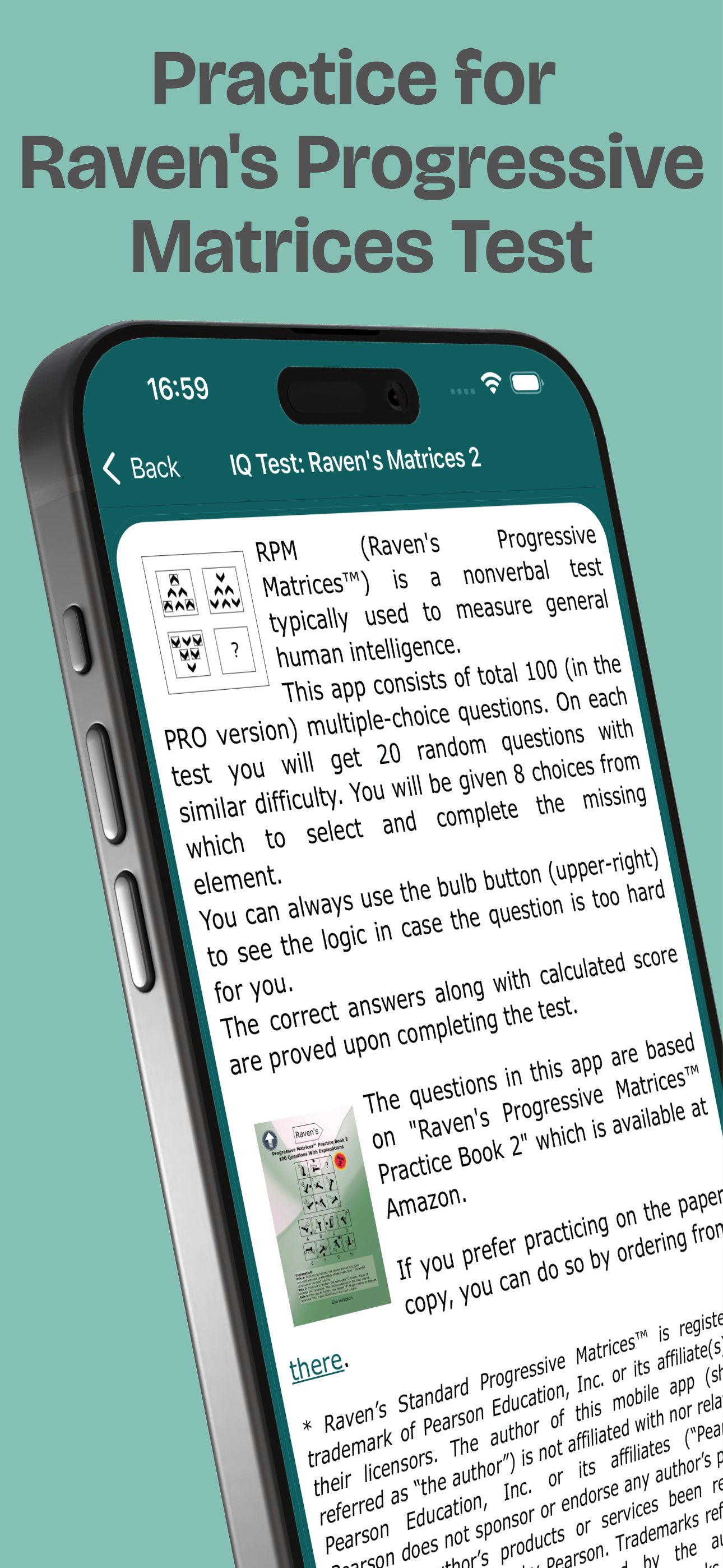 IQ Test:Raven's Matrices 2 Pro