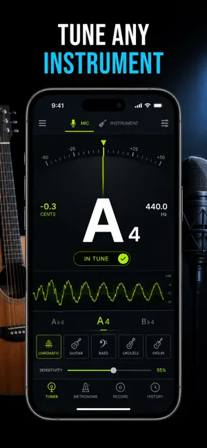 Guitar Tuner: Chromatic Pitch screenshot 1