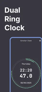 Round Millisecond Clock screenshot 1