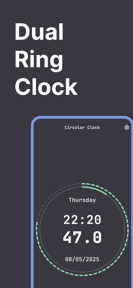 Round Millisecond Clock screenshot
