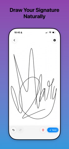 Signature Maker Pro iPhone screenshot
