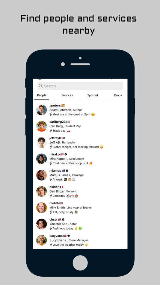 #1. spot - connect locally (iOS) Podle: SPOT LABS LTD