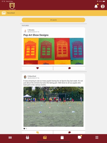 Earlswood Federation iPad screenshot