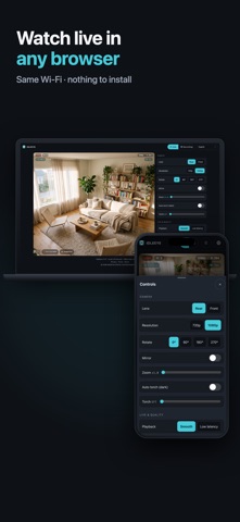 IdleEye: Home Security Camera Screenshot 2 of 8