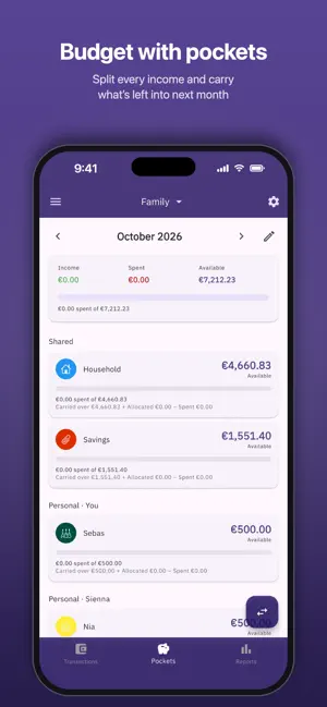Our Budget: Expense manager screenshot 2