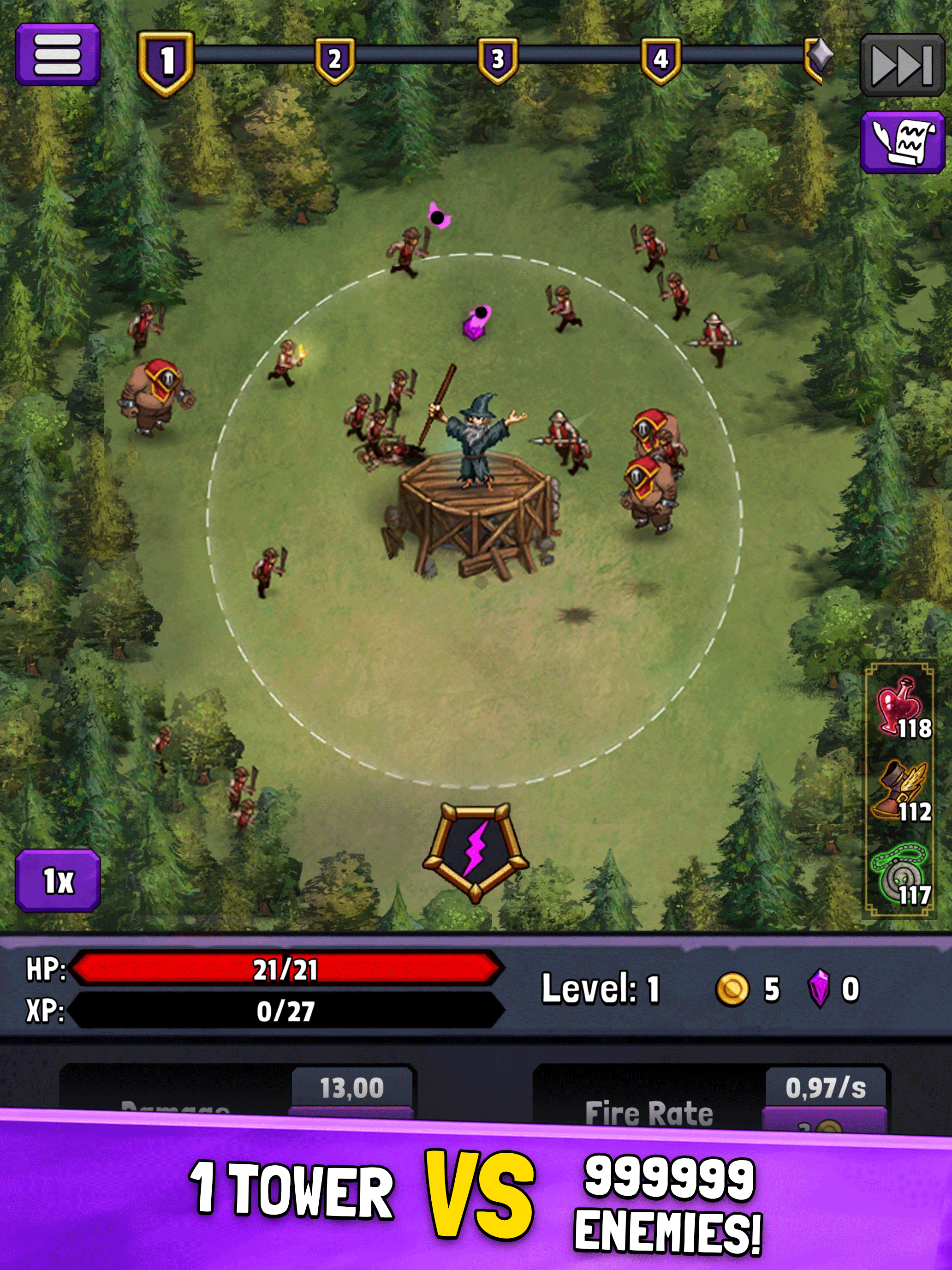Evil Tower - Idle Defense TD