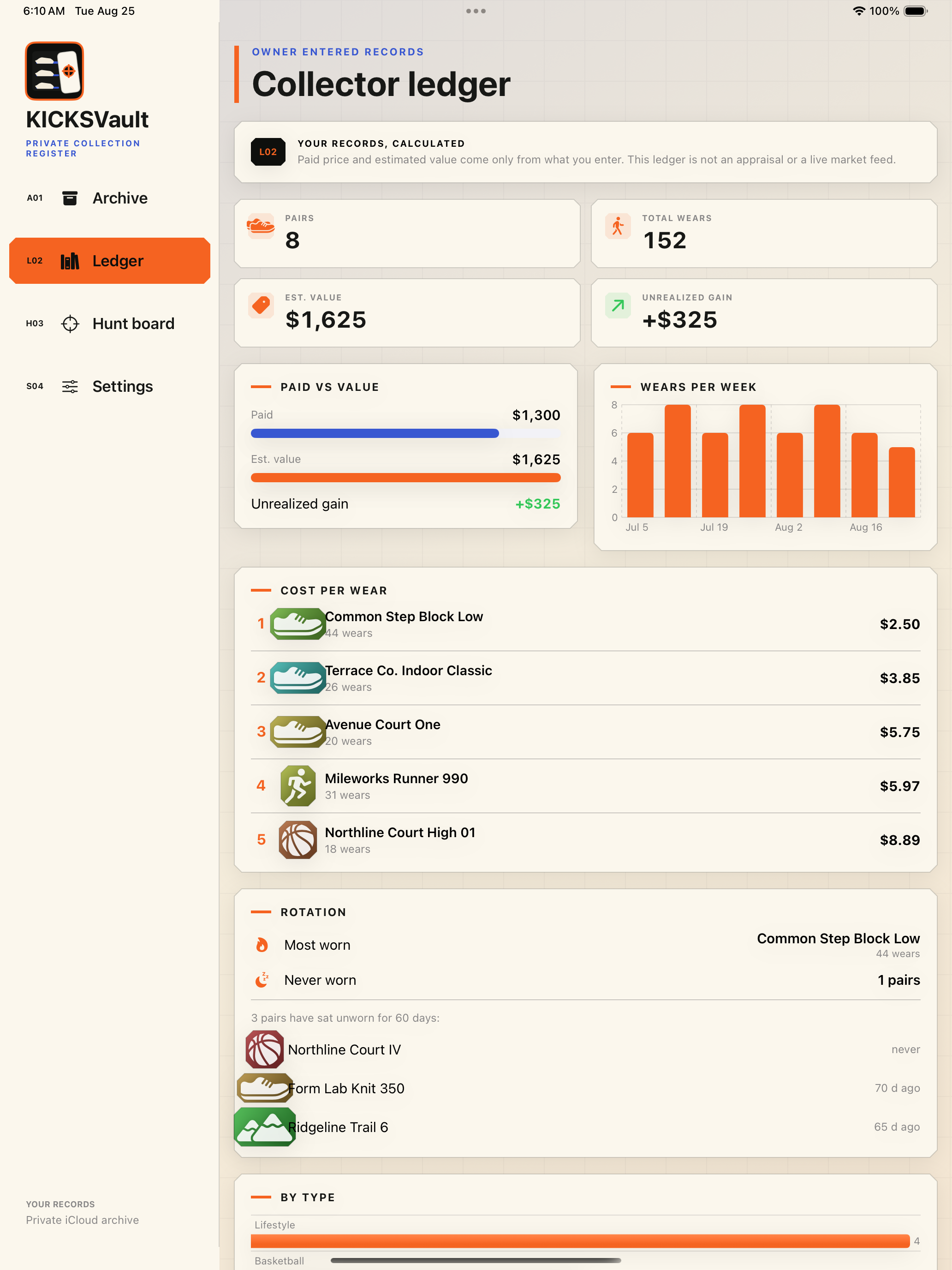 KicksVault: Sneaker Collection screenshot 8