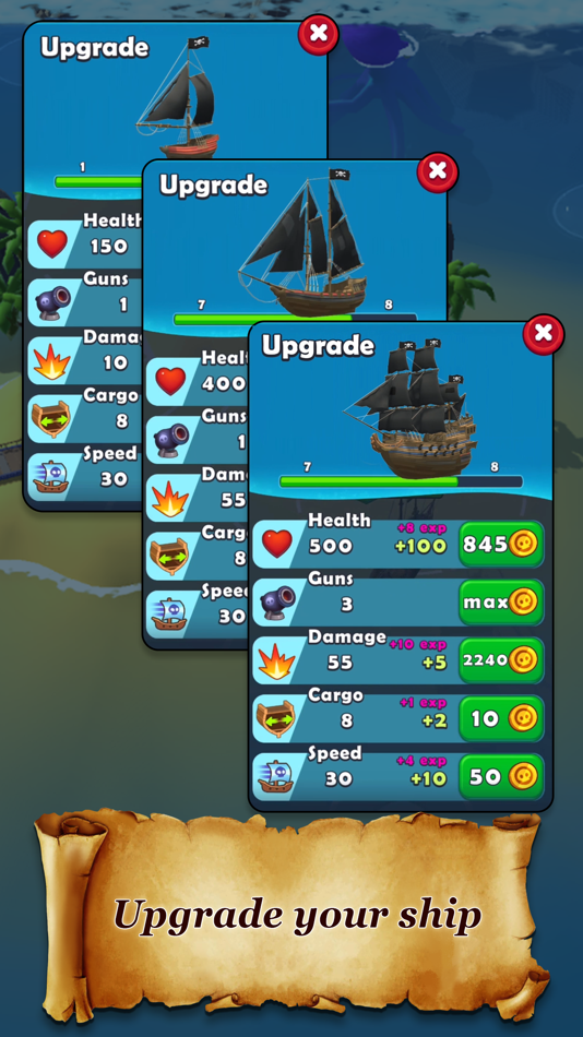 #2. Pirate Raid: Caribbean Battle (iOS) Podle: SayGames LTD