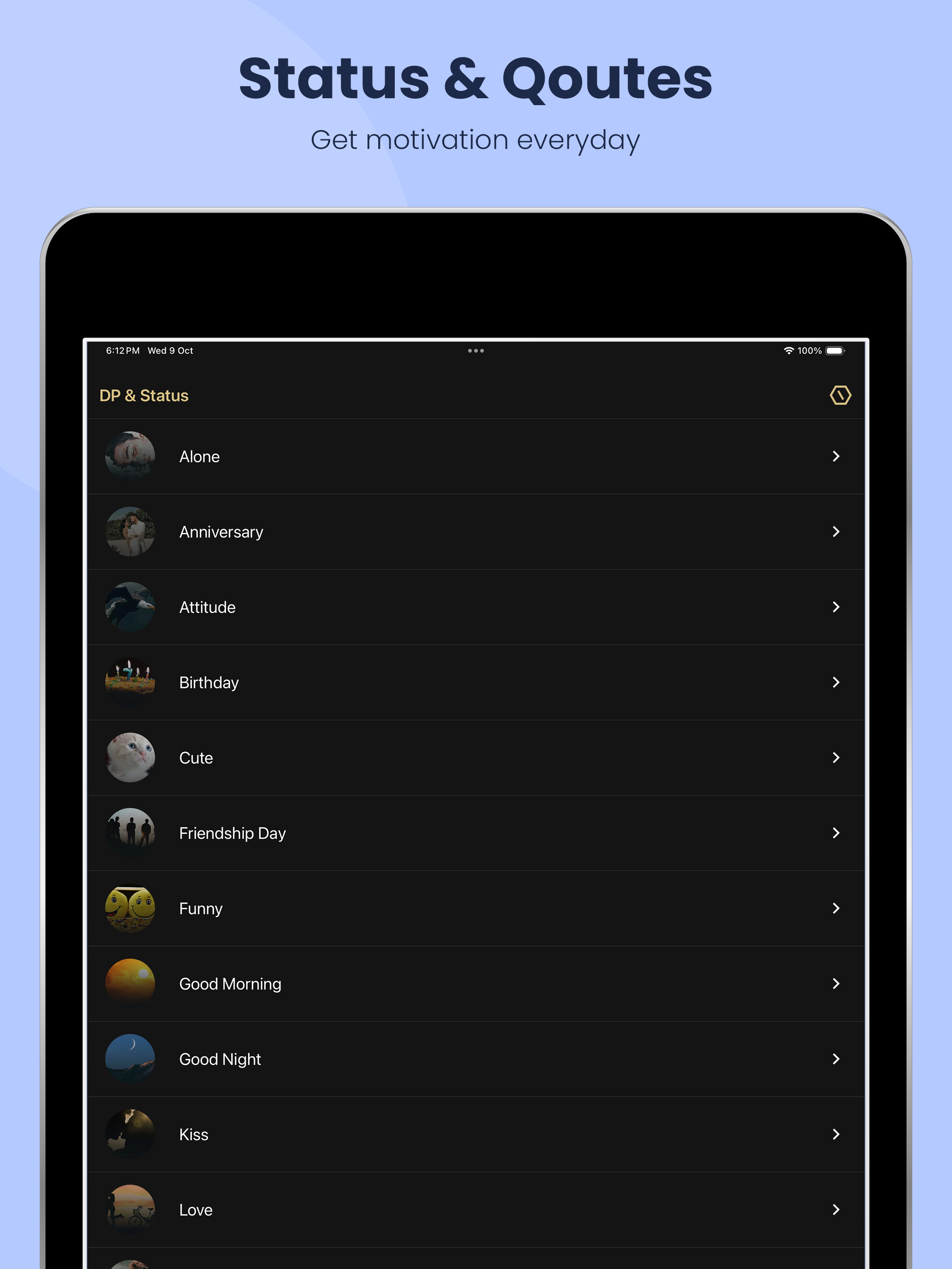 Status and Quotes for WhatsApp