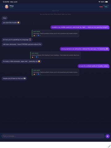 Message Maverick iPad screenshot
