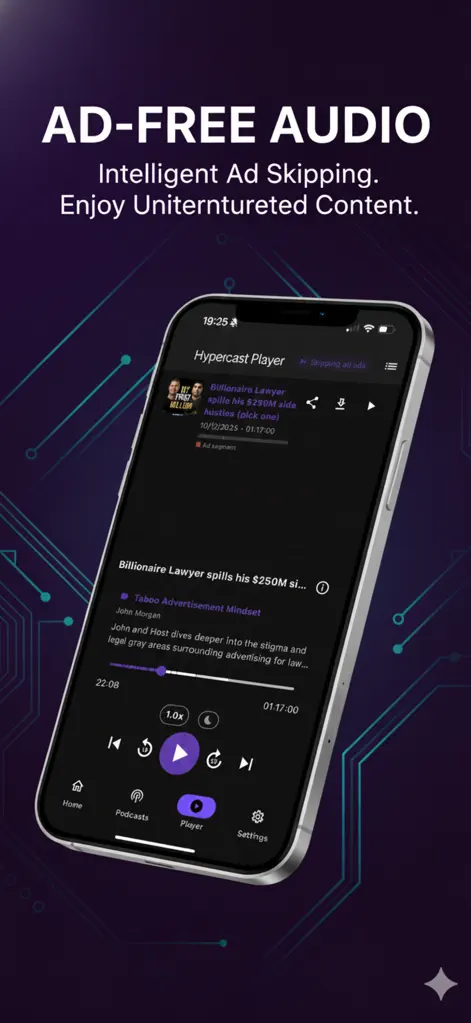 Hypercast - AI Podcast Player - News App | MWM