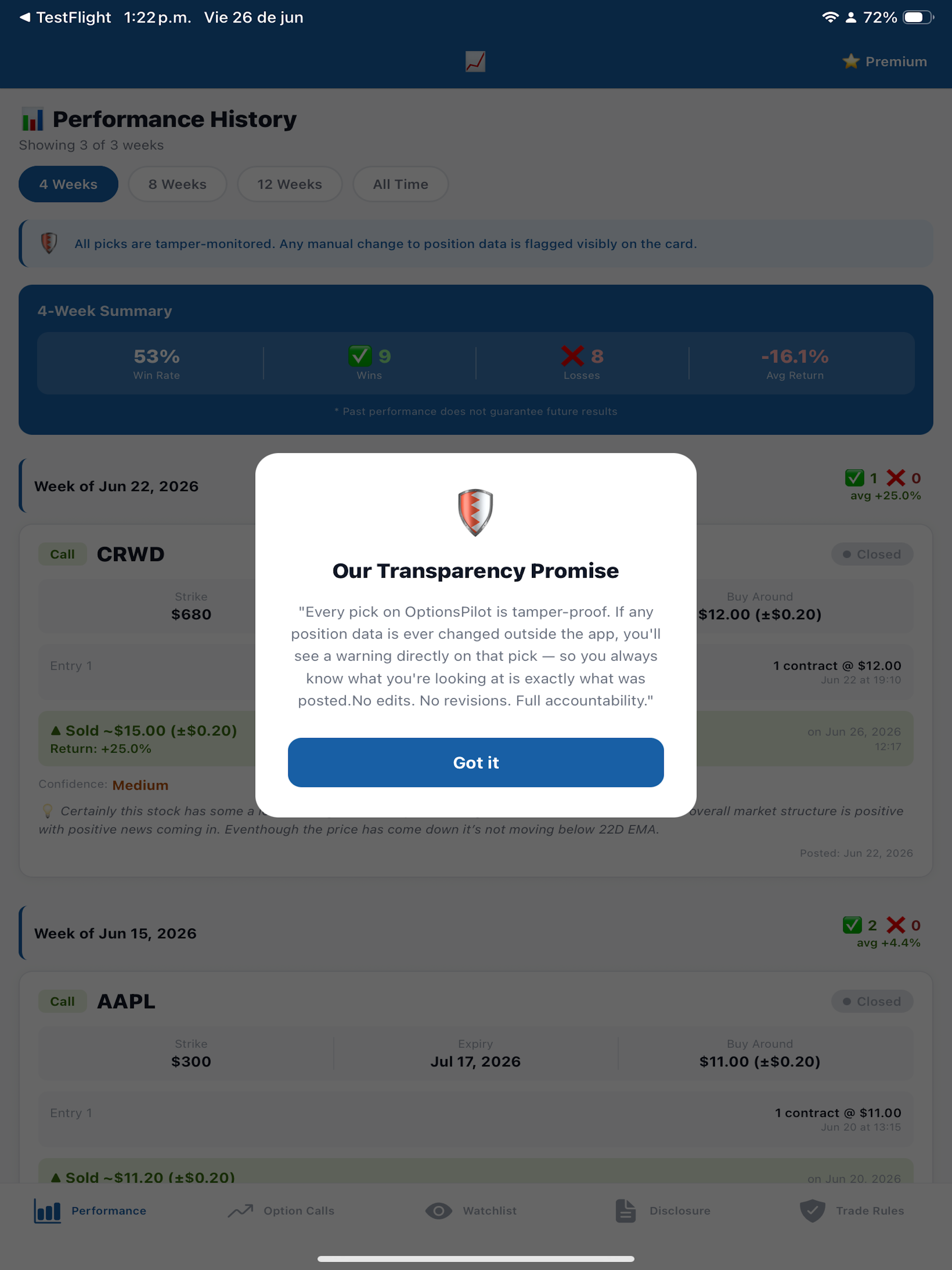 OptionMentor screenshot 11