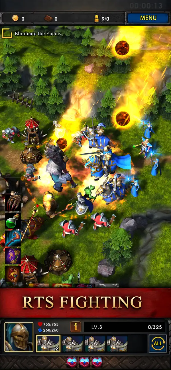 Alliance At War iOS Mod IPA screenshot 2 - iOS game interface