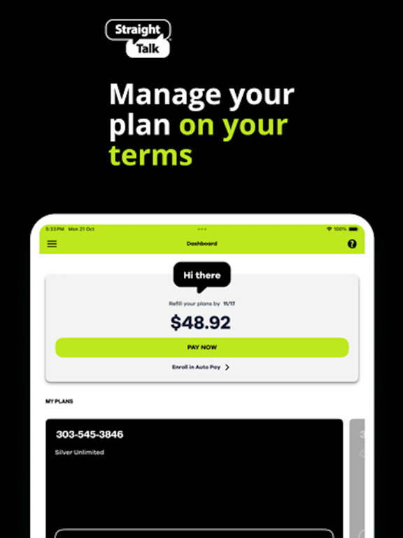 Screenshot #6 pour My Straight Talk: Mobile App