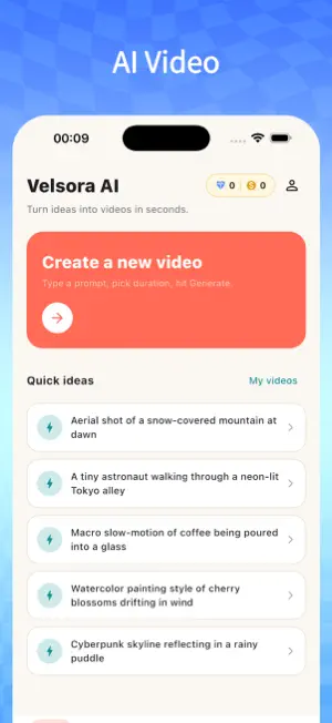 Velsora AI - AI Video screenshot 1