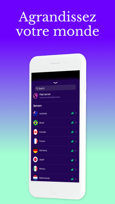 Screenshot #2 pour Alien VPN - Anonyme & AdBlock