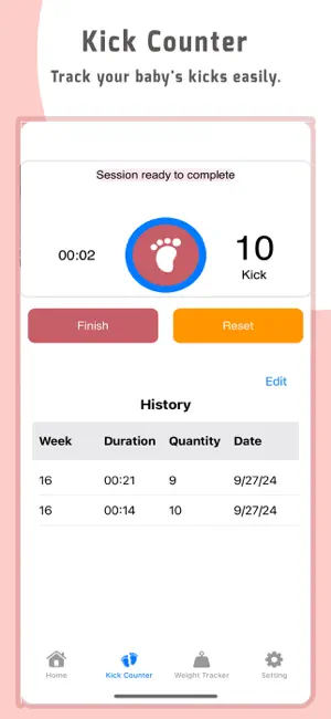 Pregnancy Tracker: Journal screenshot 3
