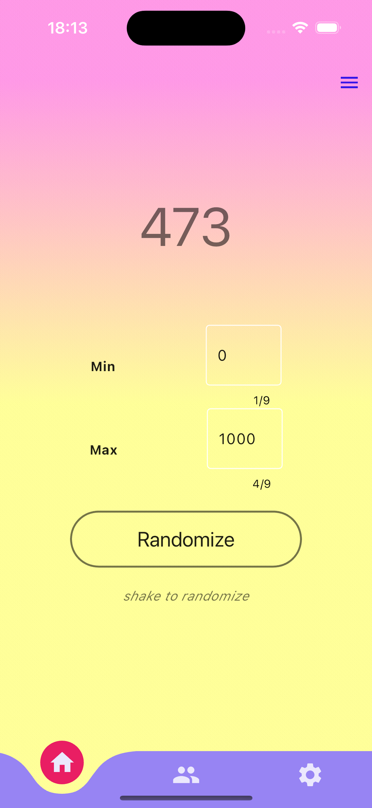 Randomize Number Generator screenshot 1