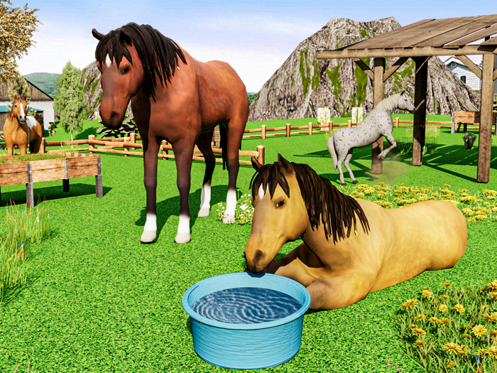 Wild Horse Family Life Game