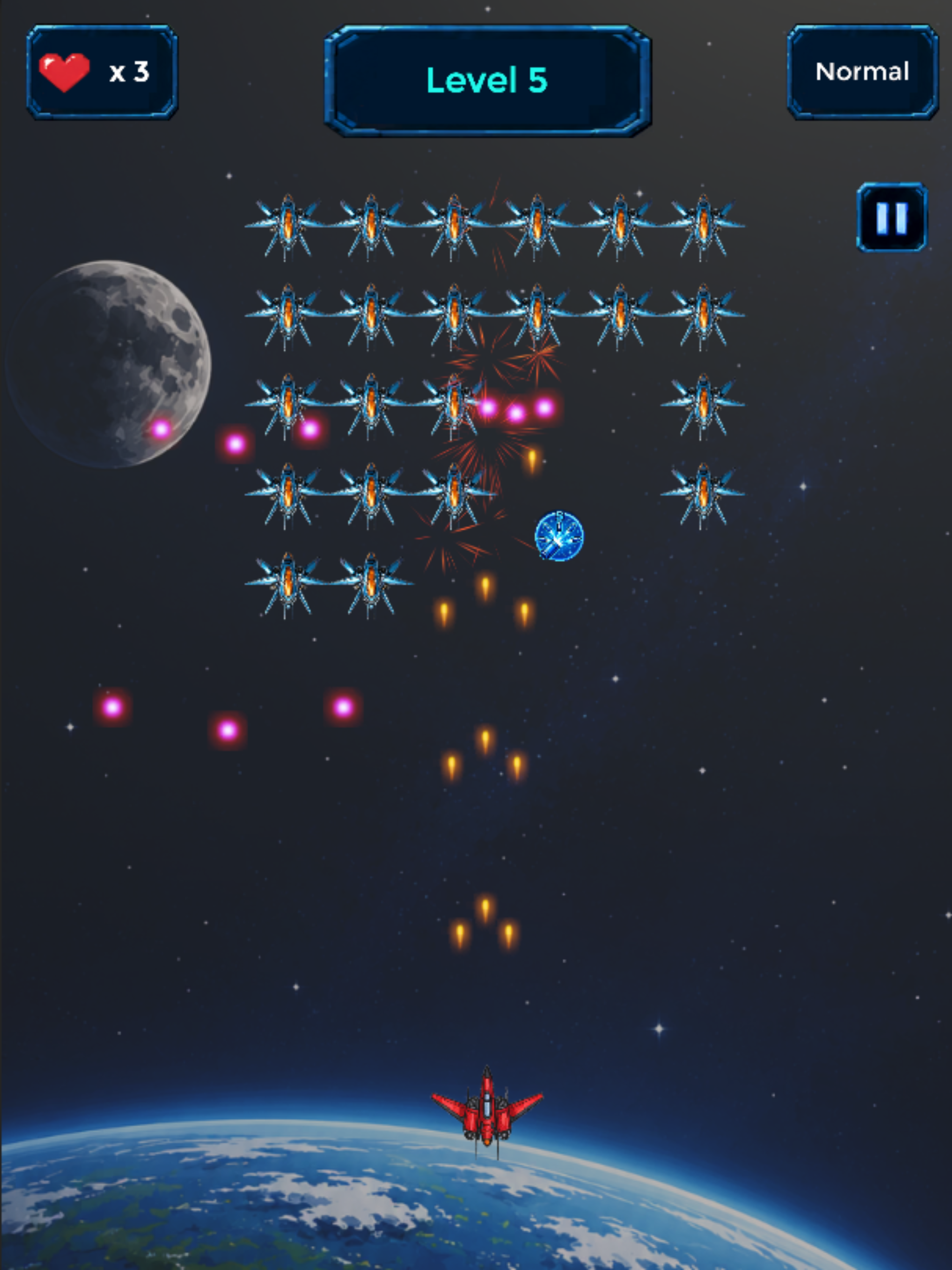 Galaxy Alien Space Attack screenshot 4