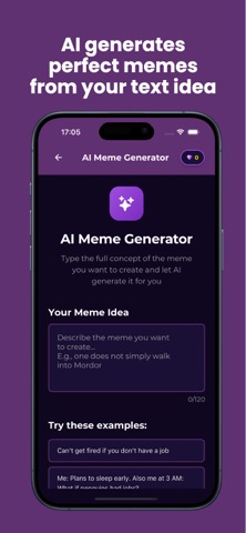 Meme Maker - AI Meme Generator Screenshot 4 of 5