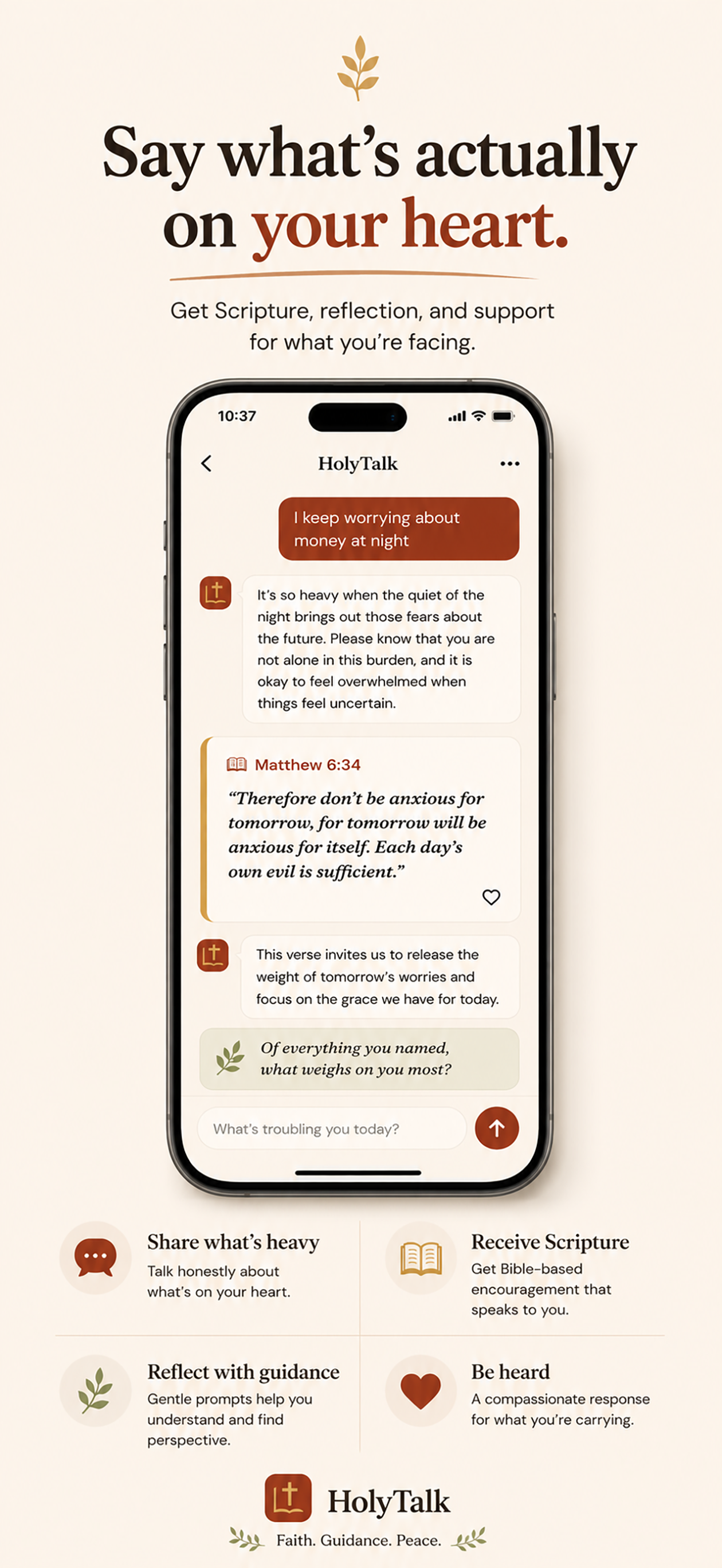 HolyTalk: Faith Companion screenshot 2