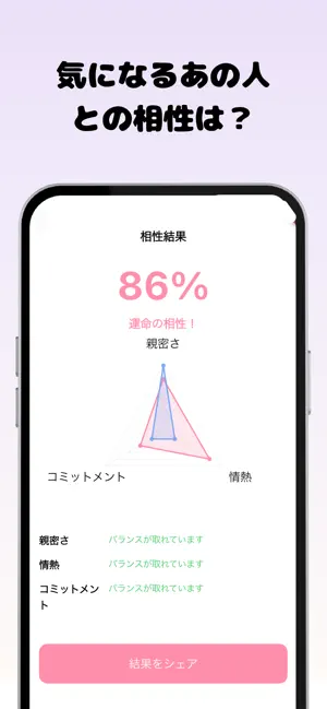 恋愛診断＆心理テスト｜恋愛力がわかる screenshot 2