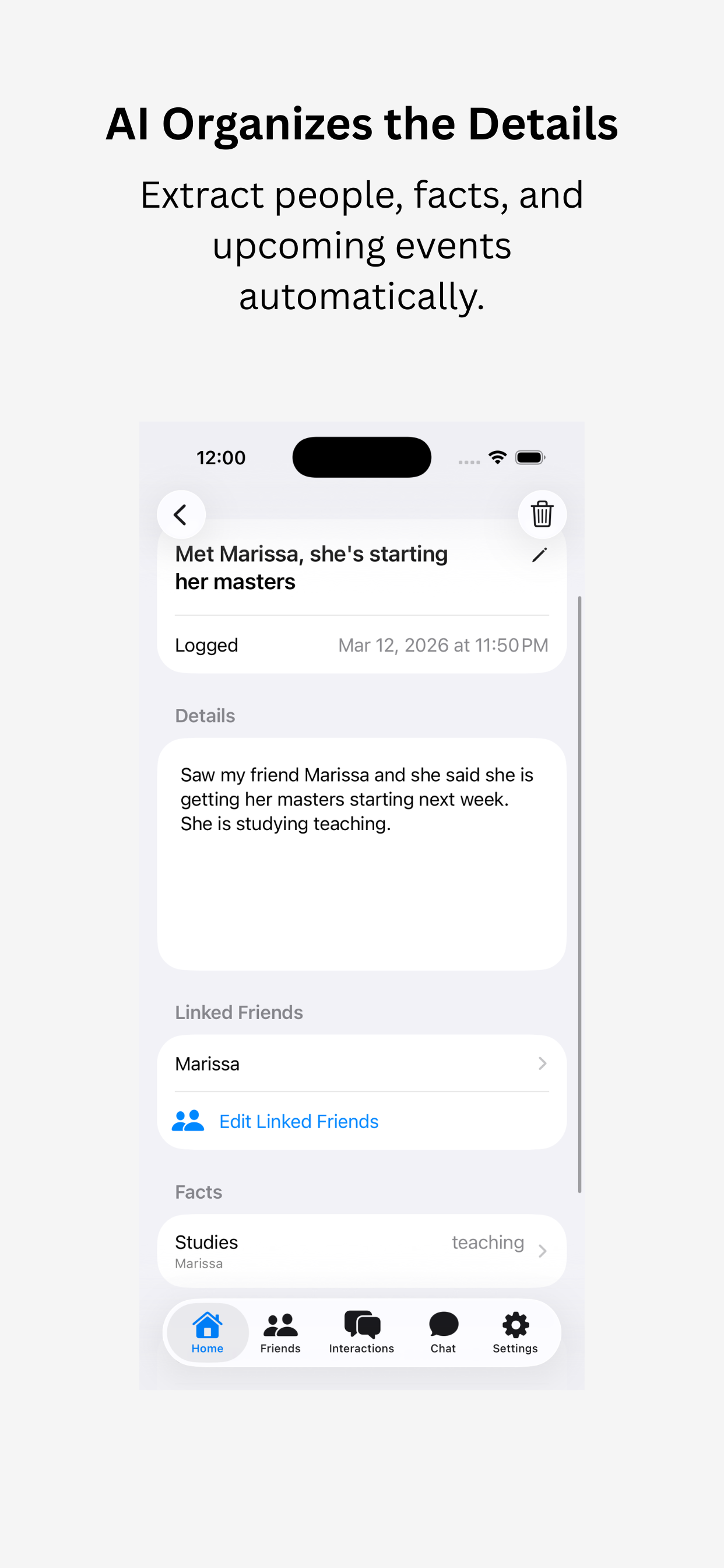 Threadwell - Friend Memories screenshot 3