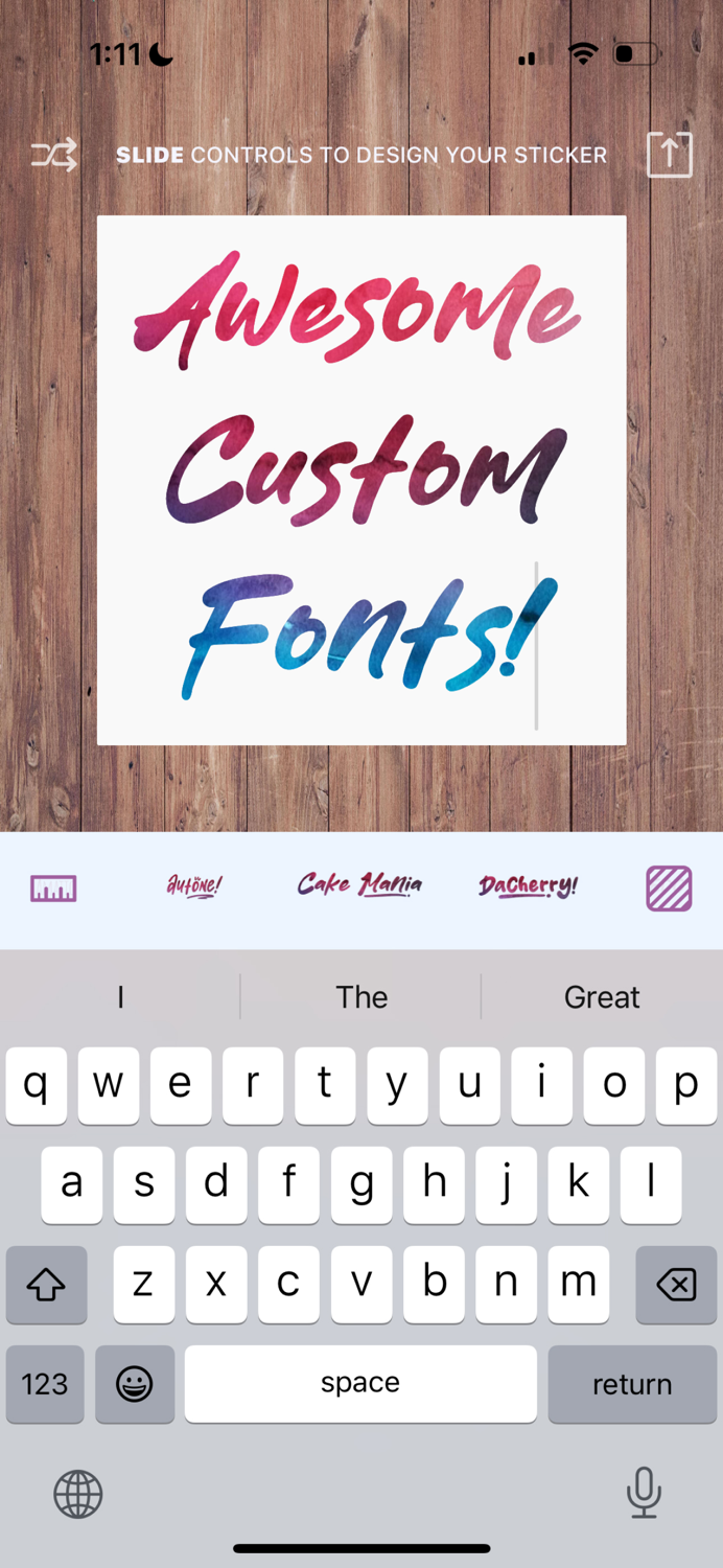 Flair Watercolor Stickers