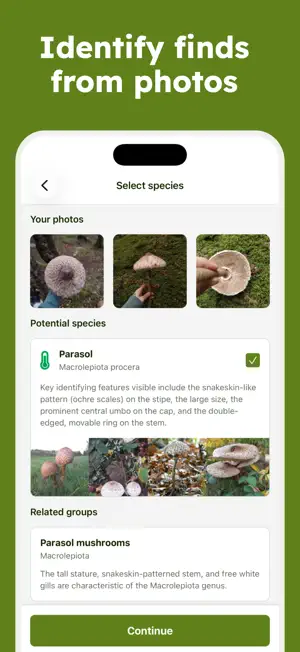 Sporecast: Mushroom Identifier screenshot 1