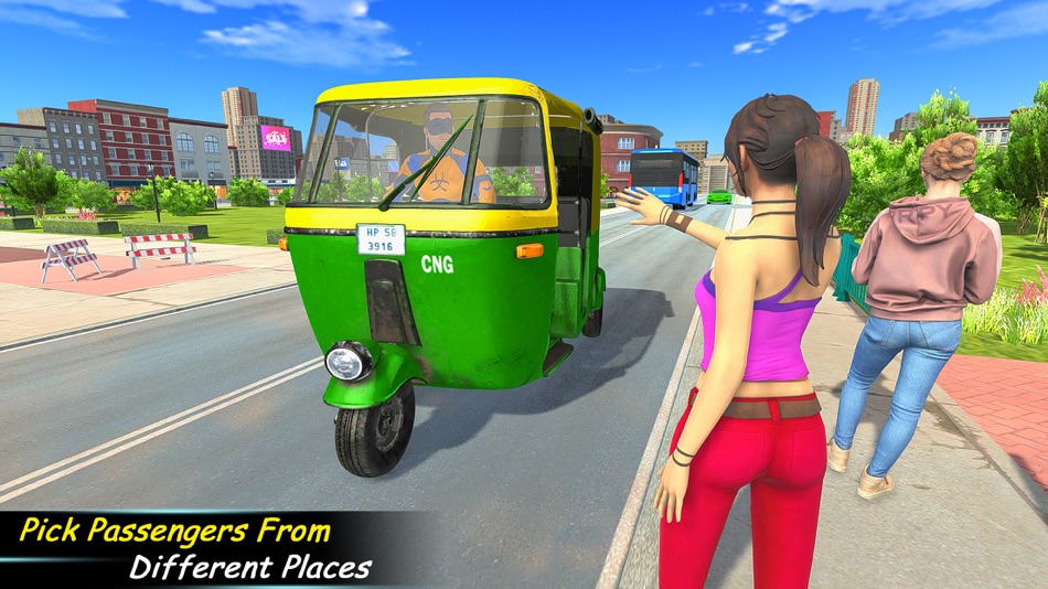 #2. Tuk Tuk Rickshaw Driving Game (iOS) 由: Rizwan Aftab