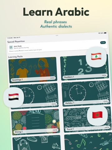 Easy Arabic - Learn & Speak iPad screenshot