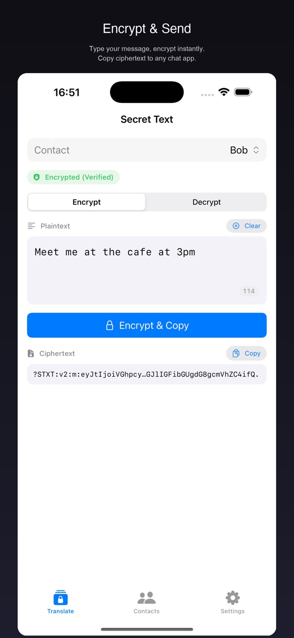 iPhone screenshot