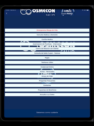Osmecon iPad screenshot